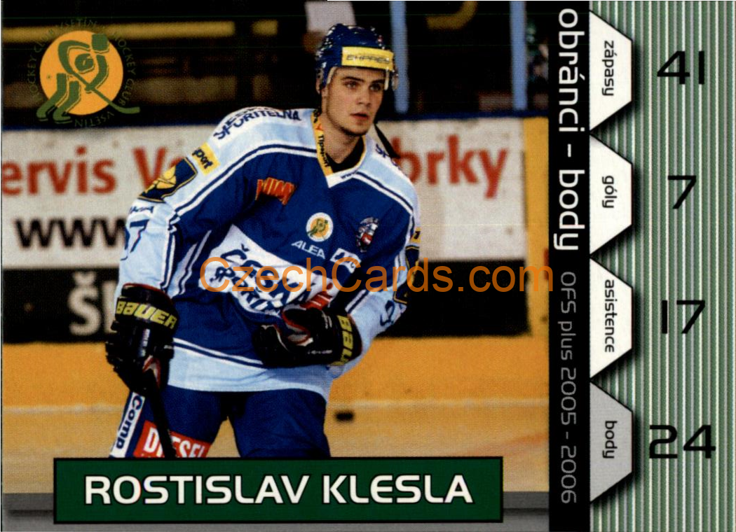 Rostislav Klesla OFS 2005-06 #O 08