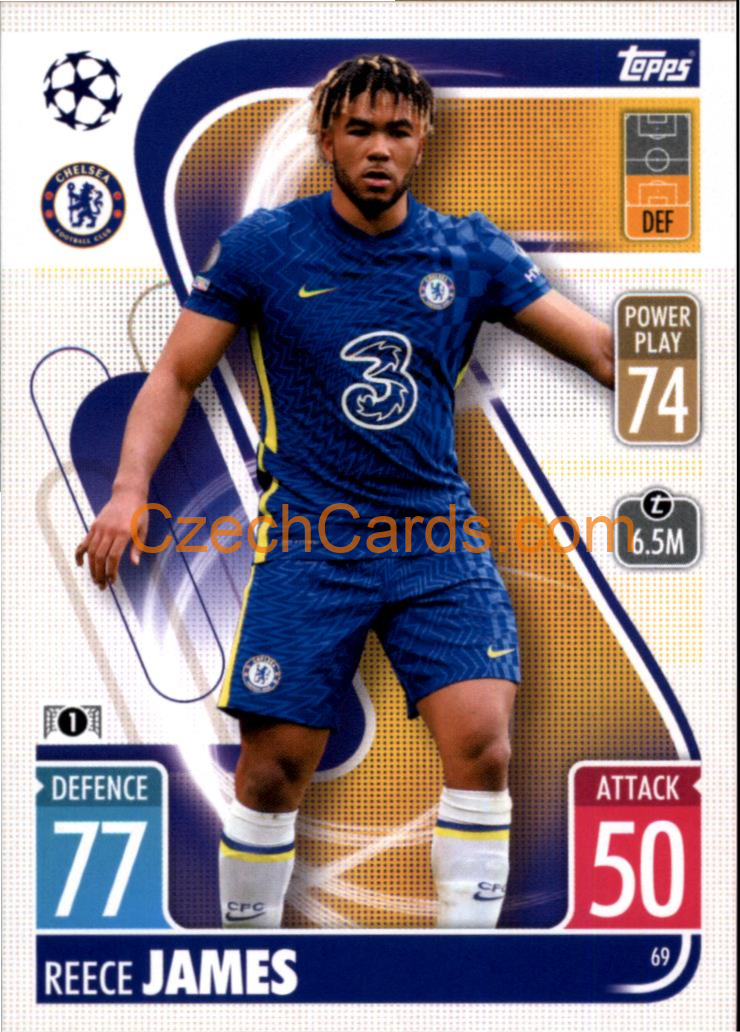 Reece James Topps Match Attax 2021/22 #69