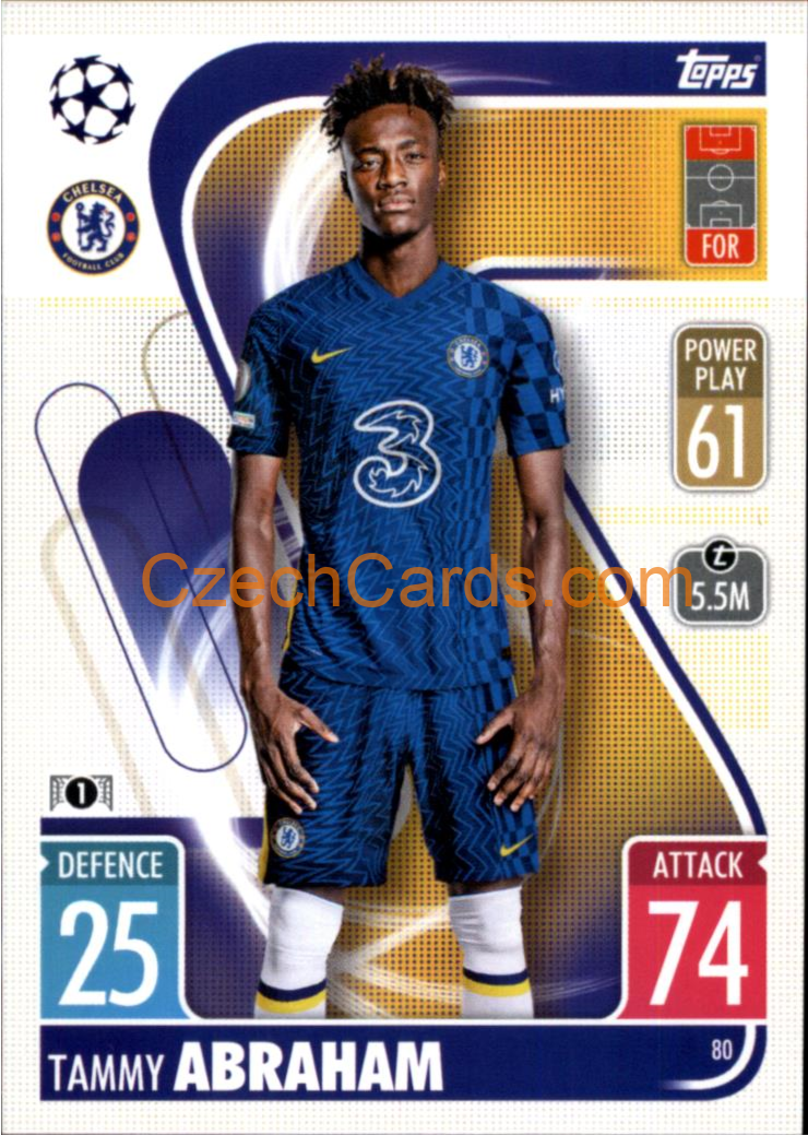Tammy Abraham Topps Match Attax 2021/22 #80
