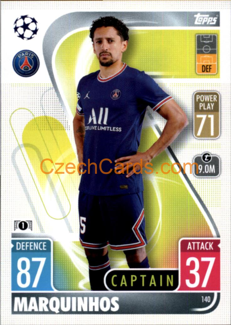 Marquinhos Topps Match Attax 2021/22 #140