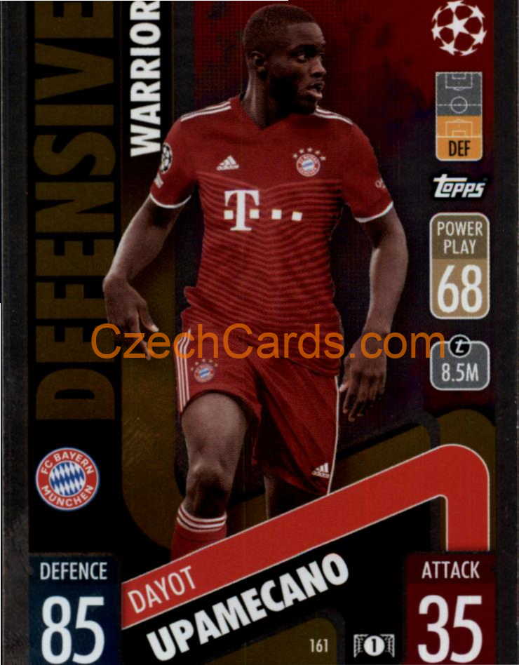 Dayot Upamecano Topps Match Attax 2021/22 #161