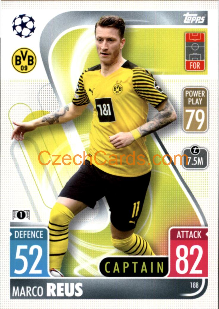 Marco Reus Topps Match Attax 2021/22 #188
