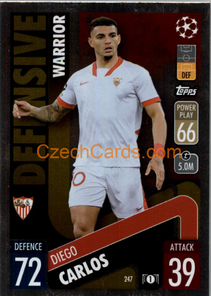 Diego Carlos Topps Match Attax 2021/22 #247