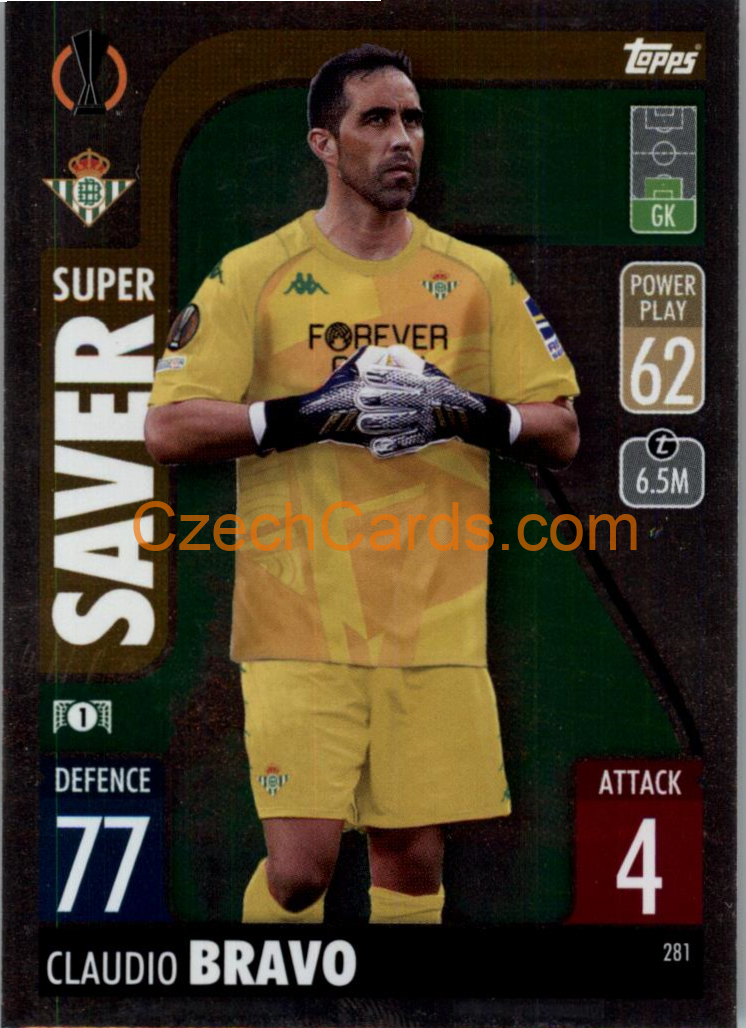 Claudio Bravo Topps Match Attax 2021/22 #281