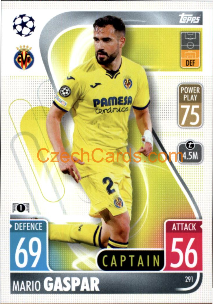 Mario Gaspar Topps Match Attax 2021/22 #291