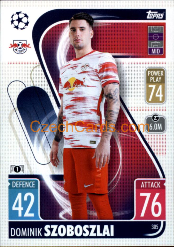 Dominik Szoboszlai Topps Match Attax 2021/22 #305