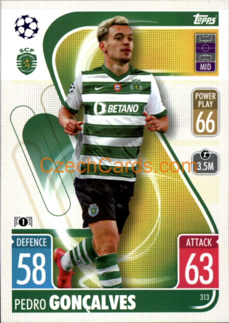 Pedro Gonçalves Topps Match Attax 2021/22 #313