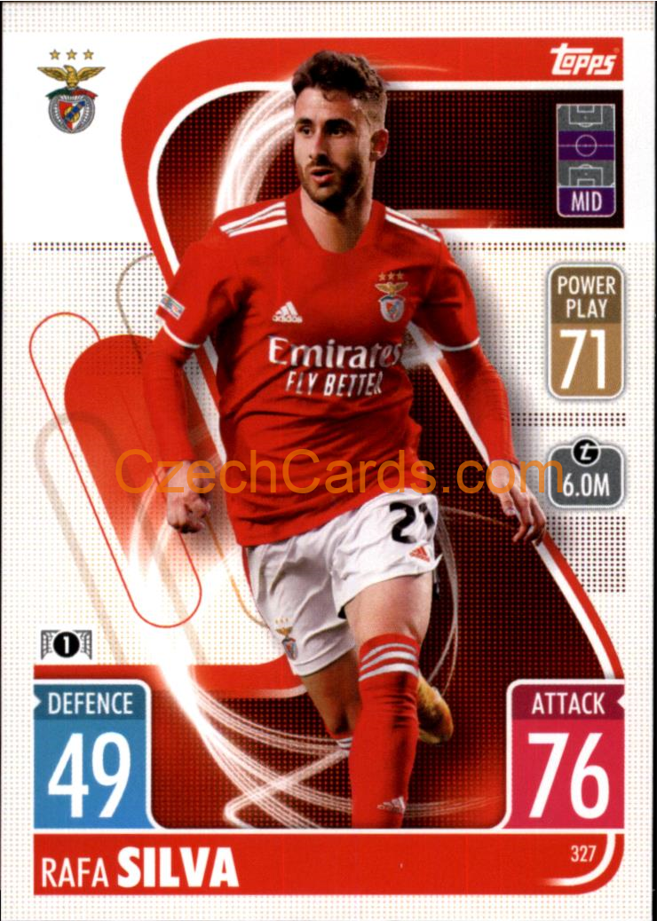 Rafa Silva Topps Match Attax 2021/22 #327