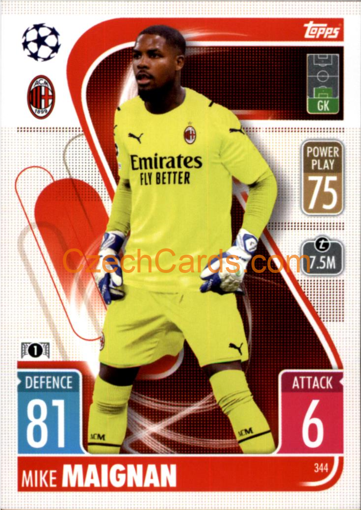 Mike Maignan Topps Match Attax 2021/22 #344
