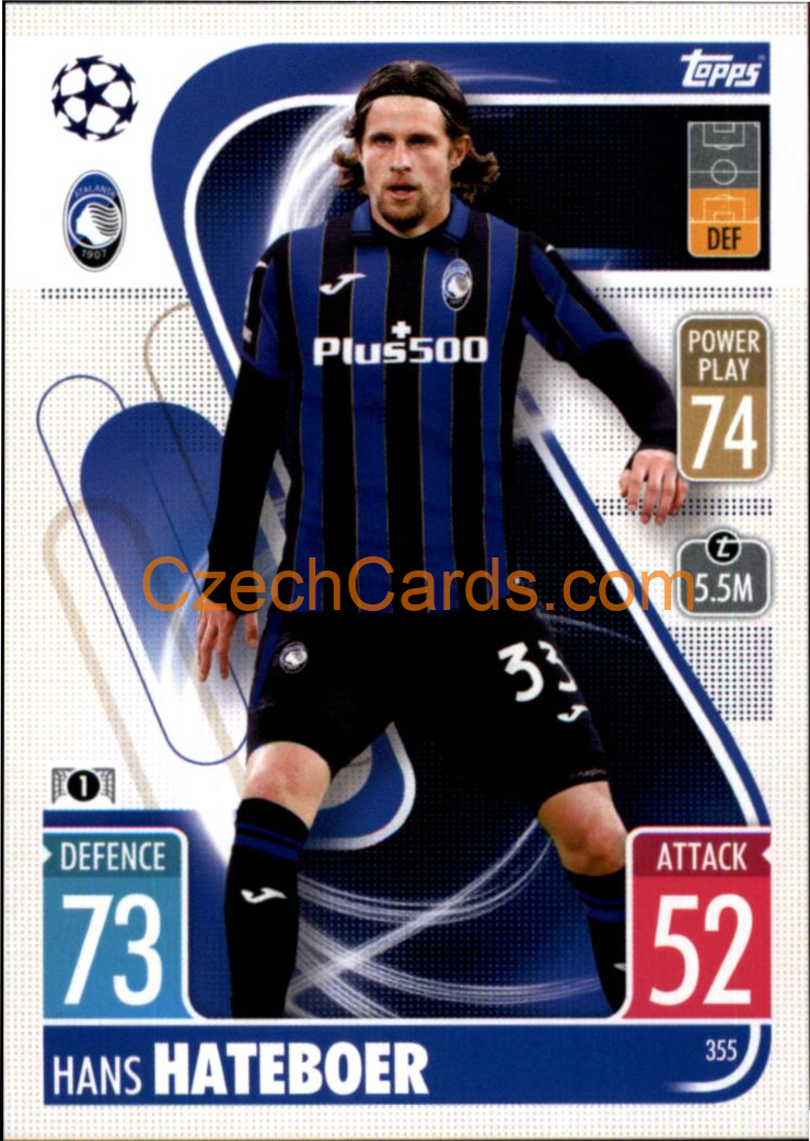 Hans Hateboer Topps Match Attax 2021/22 #355