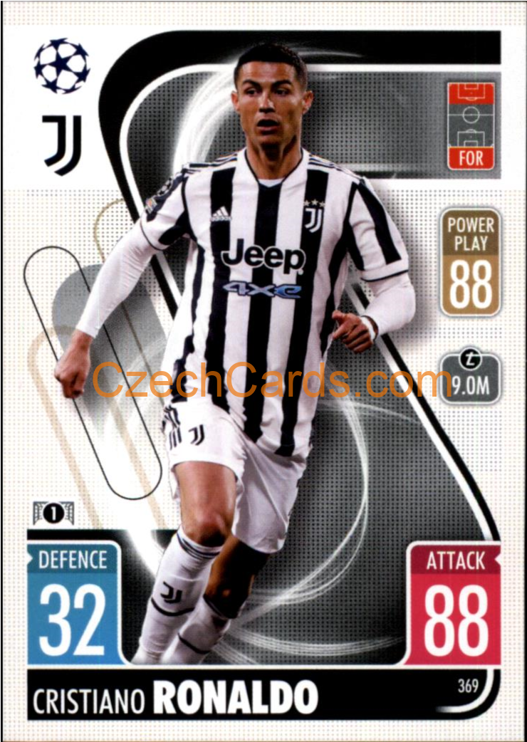 Cristiano Ronaldo Topps Match Attax 2021/22 #369