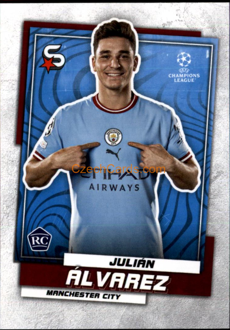 Julián Álvarez 2022/23 Topps Superstars #9 RC