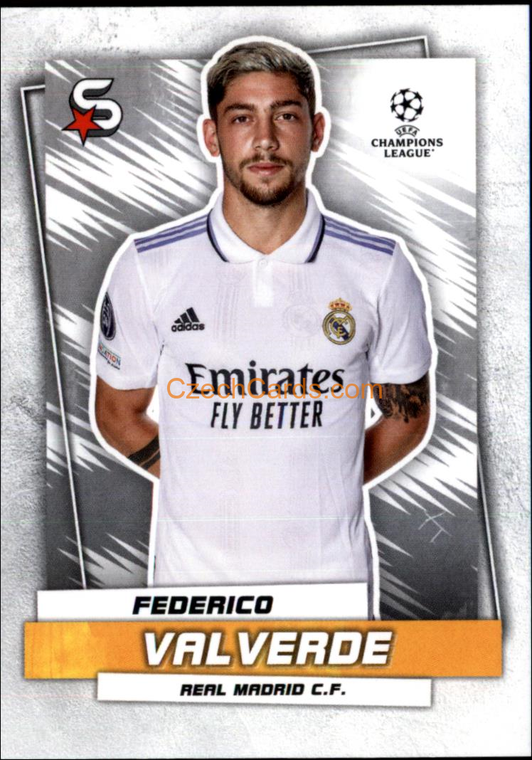 Federico Valverde 2022/23 Topps Superstars #44