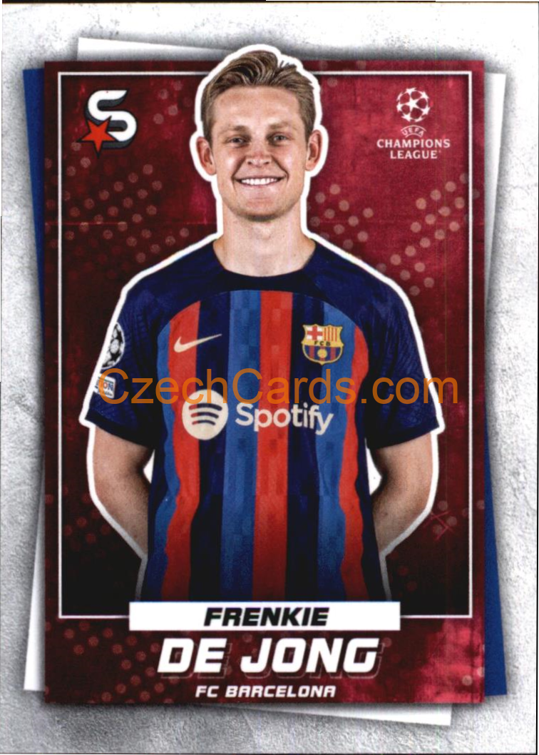Frenkie de Jong 2022/23 Topps Superstars #52