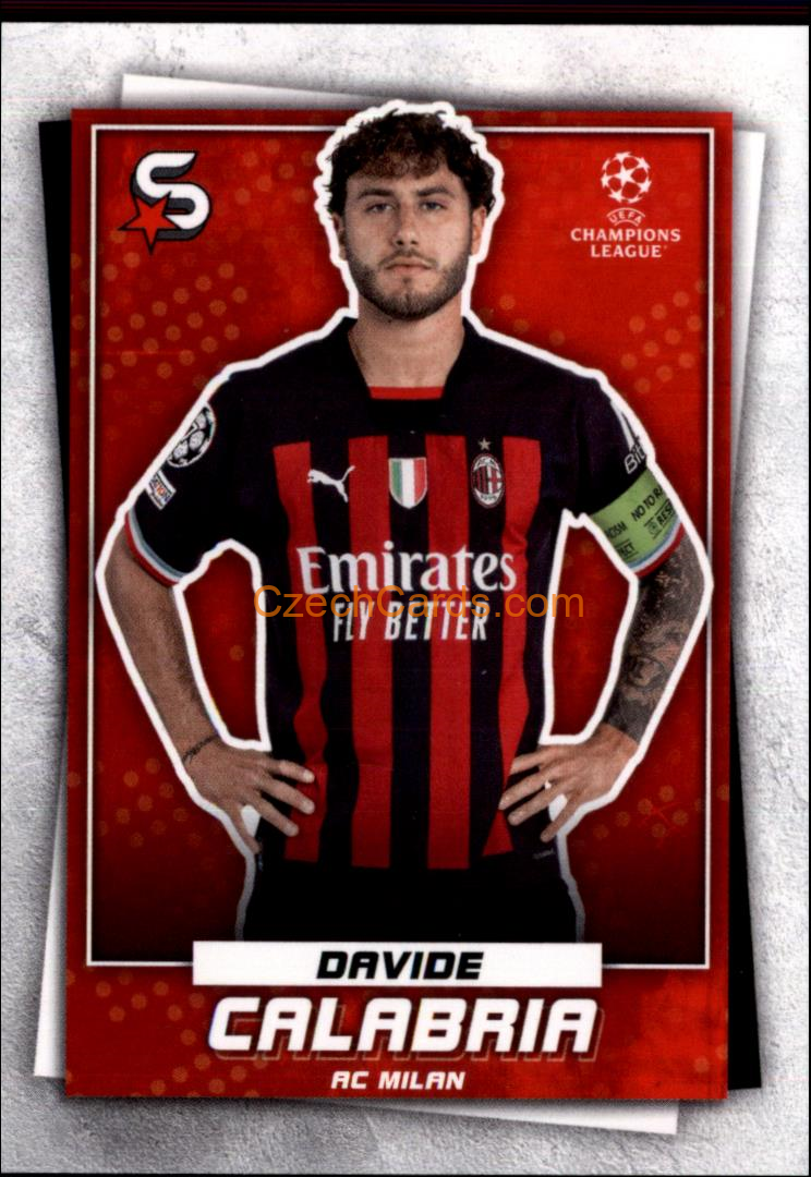 Davide Calabria 2022/23 Topps Superstars #70