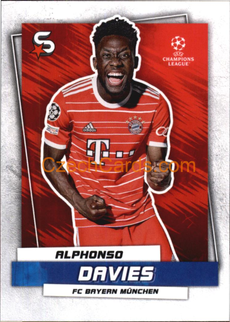 Alphonso Davies 2022/23 Topps Superstars #95