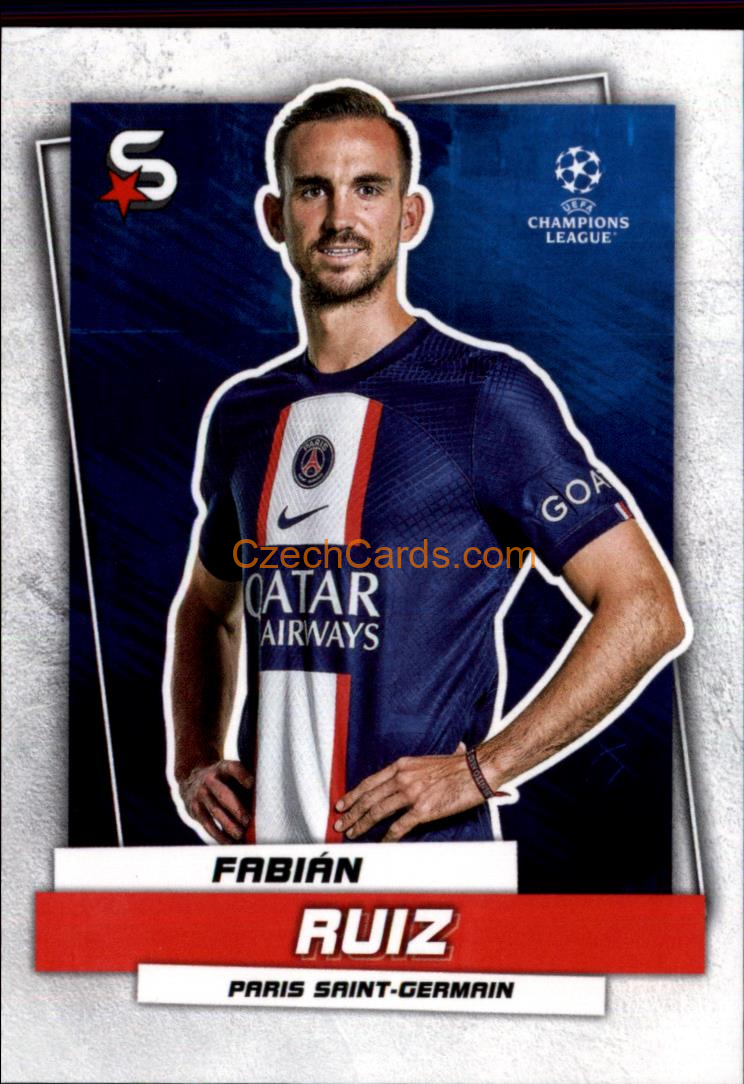 Fabián Ruiz 2022/23 Topps Superstars #132