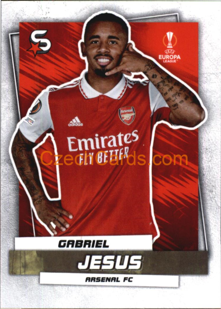 Gabriel Jesus 2022/23 Topps Superstars #165