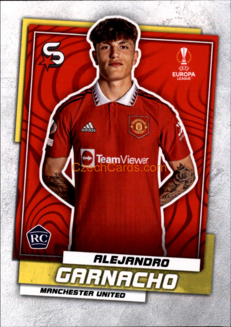 Alejandro Garnacho 2022/23 Topps Superstars #172 RC