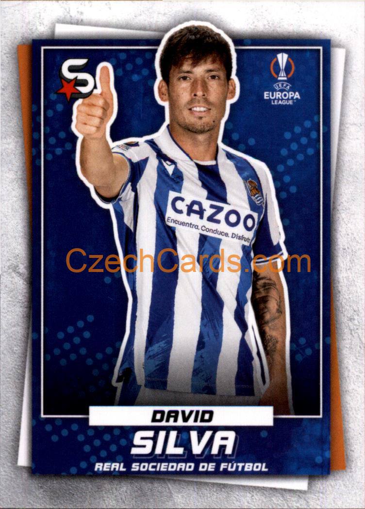 David Silva 2022/23 Topps Superstars #176
