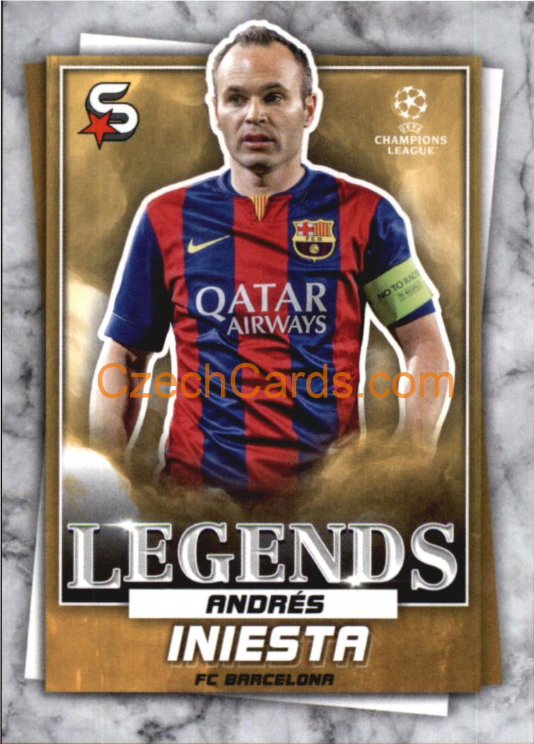 Andrés Iniesta 2022/23 Topps Superstars #195