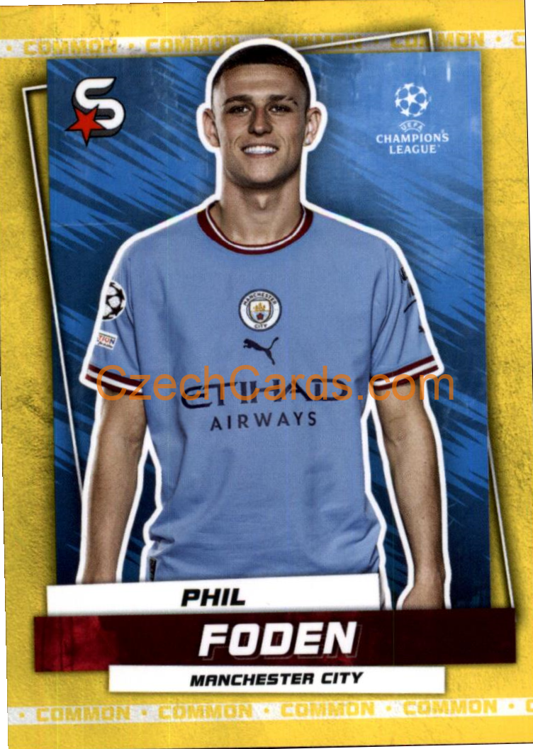 Phil Foden 2022/23 Topps Superstars #5 common