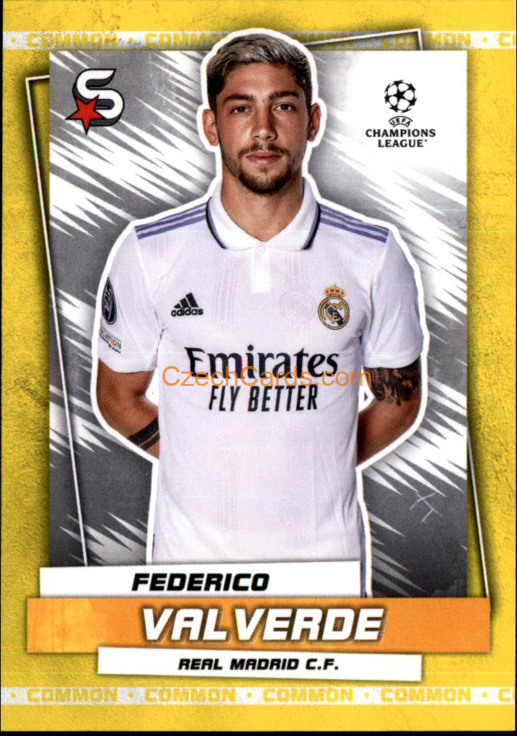 Federico Valverde 2022/23 Topps Superstars #44 common