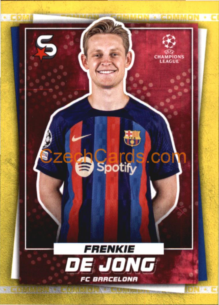 Frenkie de Jong 2022/23 Topps Superstars #52 common