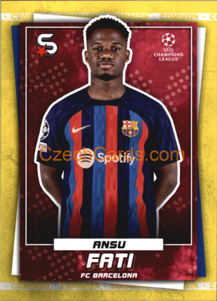 Ansu Fati 2022/23 Topps Superstars #55 common