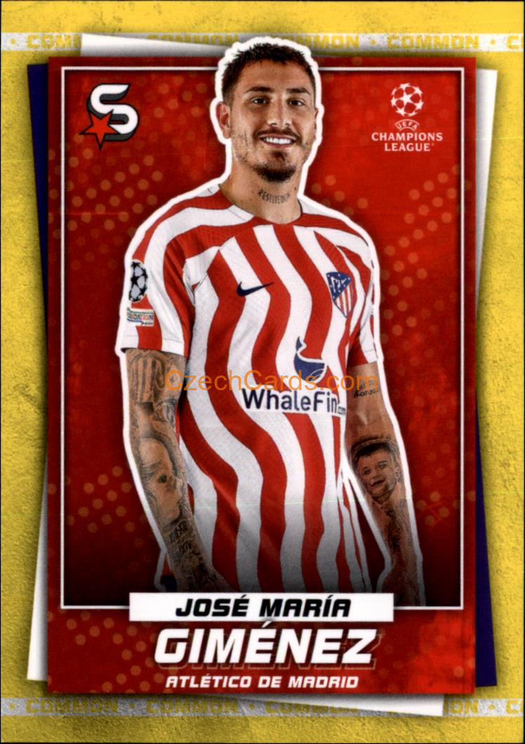 José María Giménez 2022/23 Topps Superstars #58 common