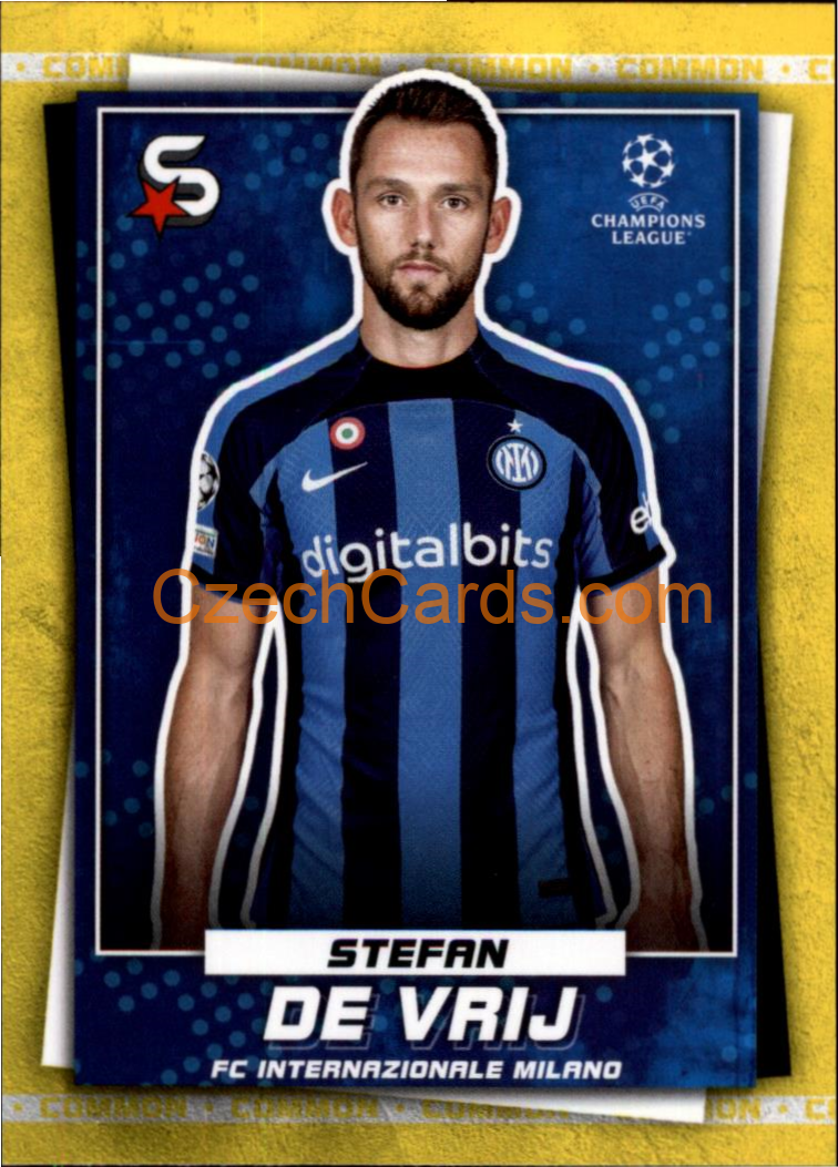 Stefan de Vrij 2022/23 Topps Superstars #77 common