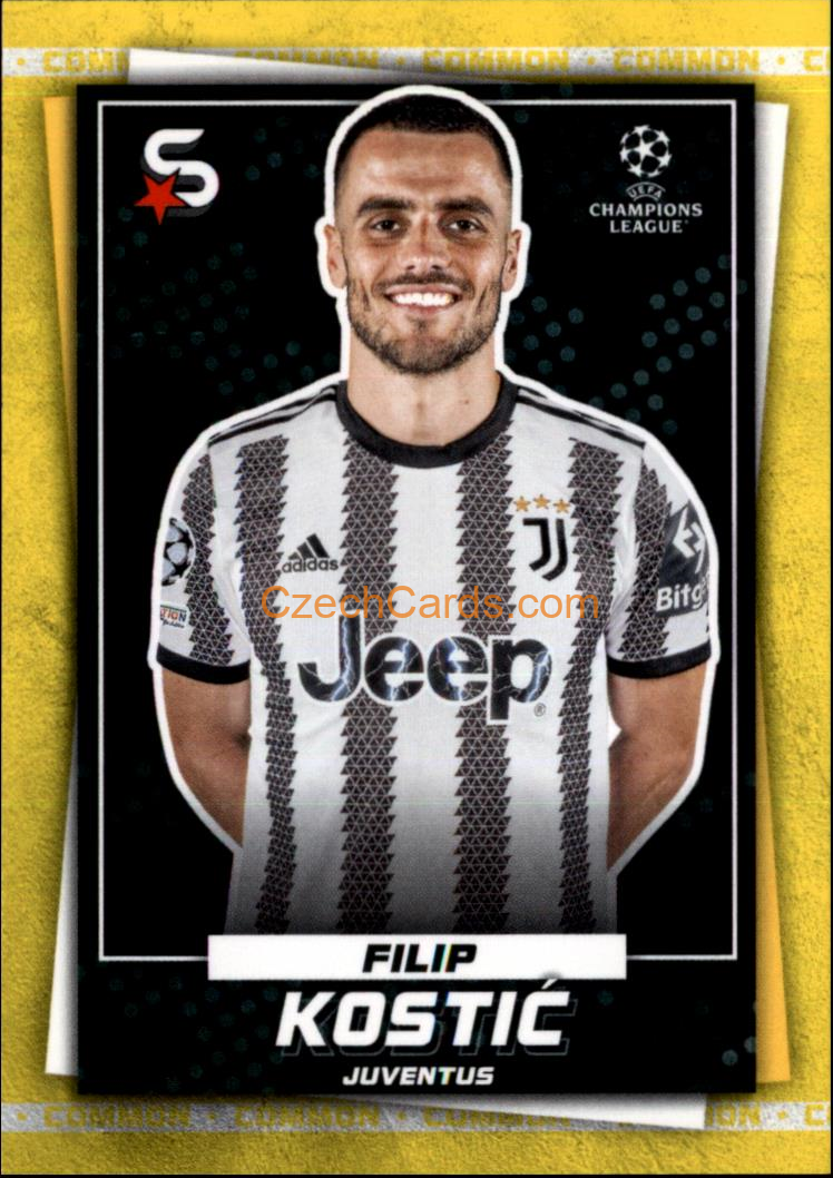 Filip Kostic 2022/23 Topps Superstars #88 common
