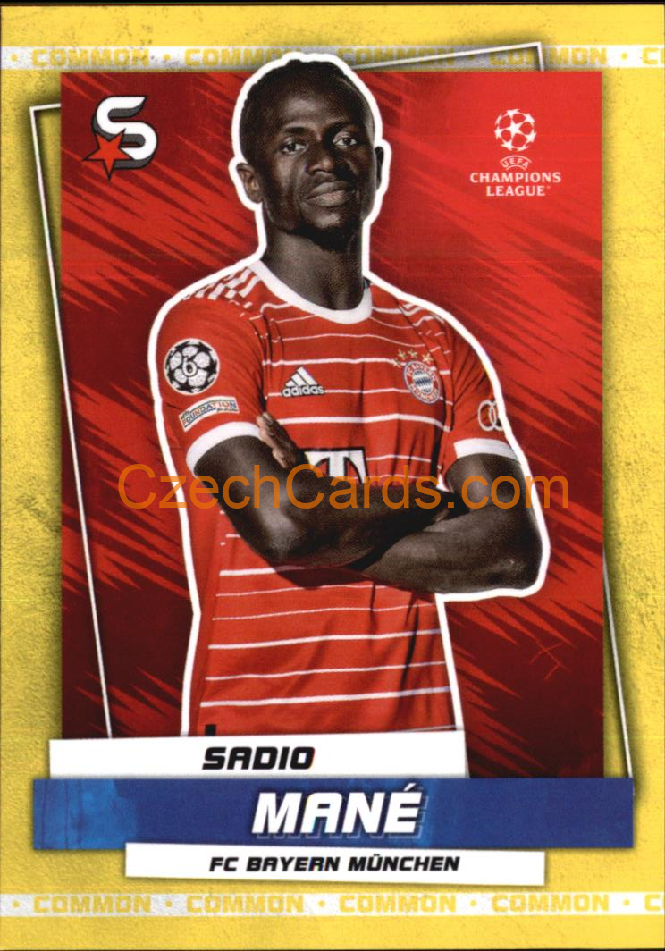 Sadio Mané 2022/23 Topps Superstars #102 common