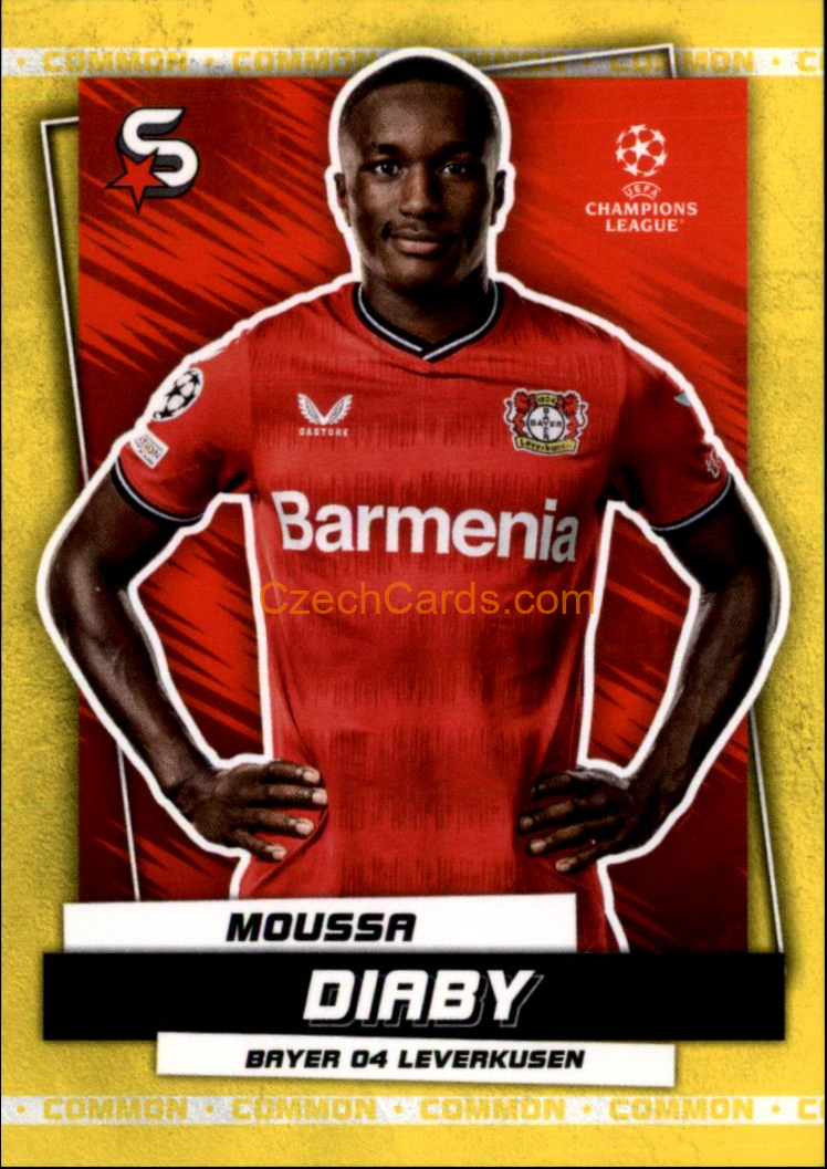 Moussa Diaby 2022/23 Topps Superstars #114 common
