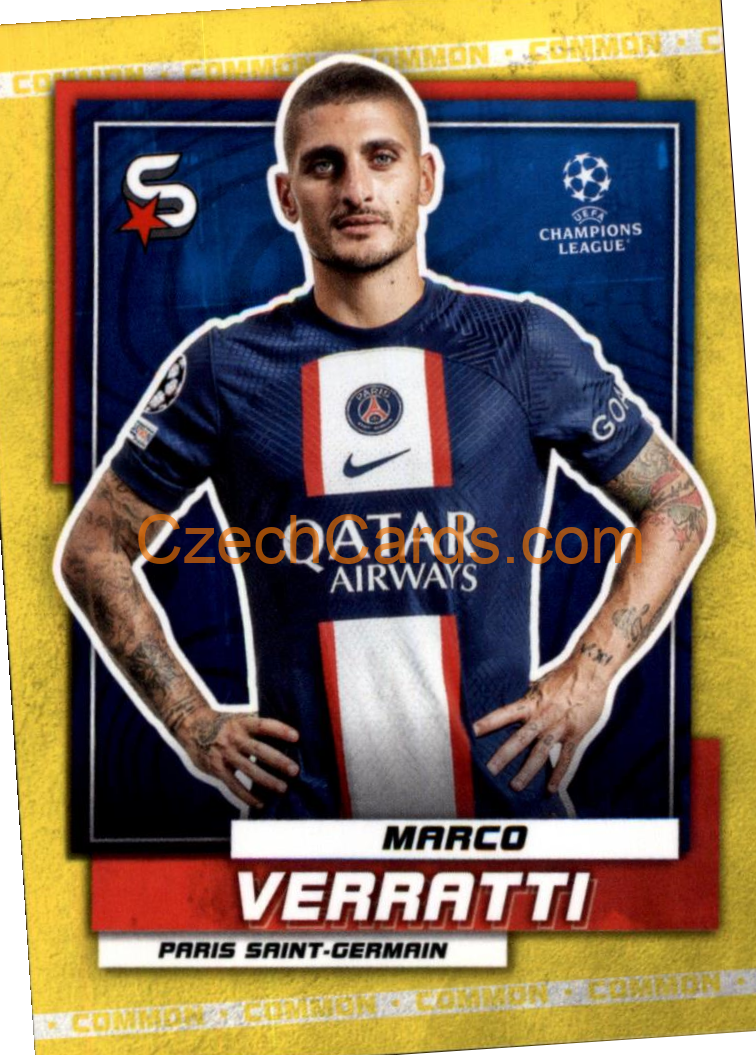 Marco Verratti 2022/23 Topps Superstars #133 common