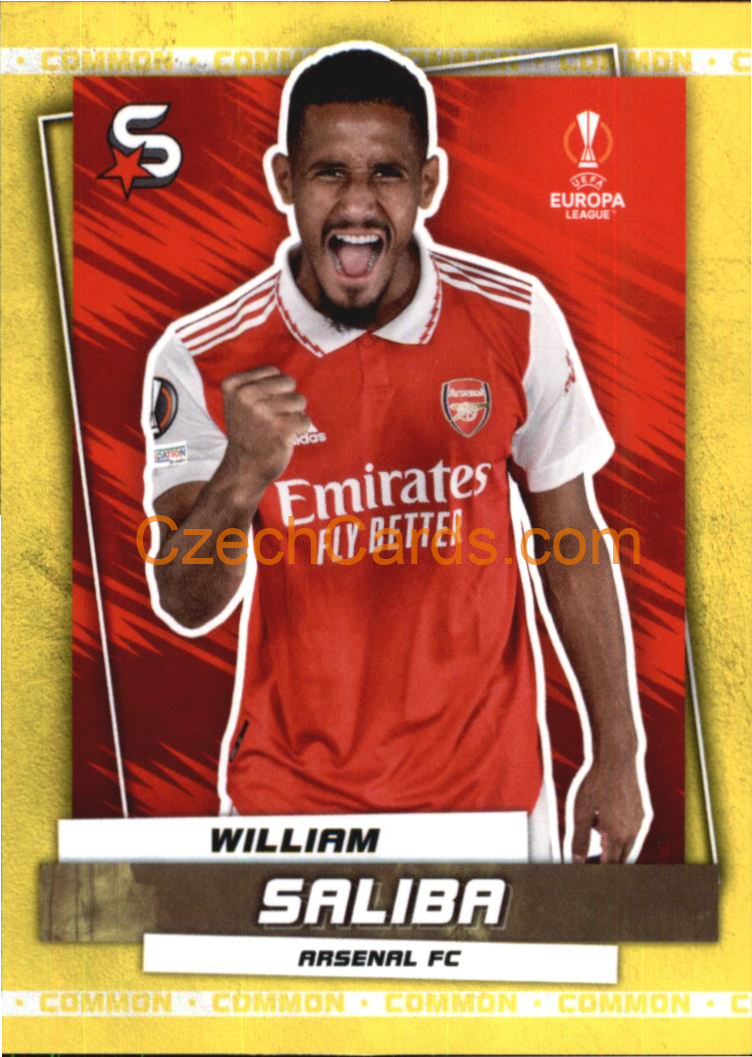 William Saliba 2022/23 Topps Superstars #159 common