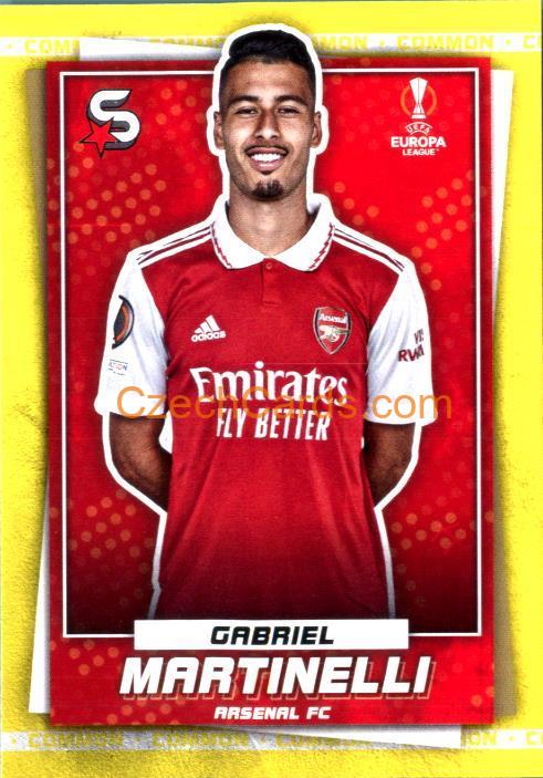 Gabriel Martinelli 2022/23 Topps Superstars #164 common