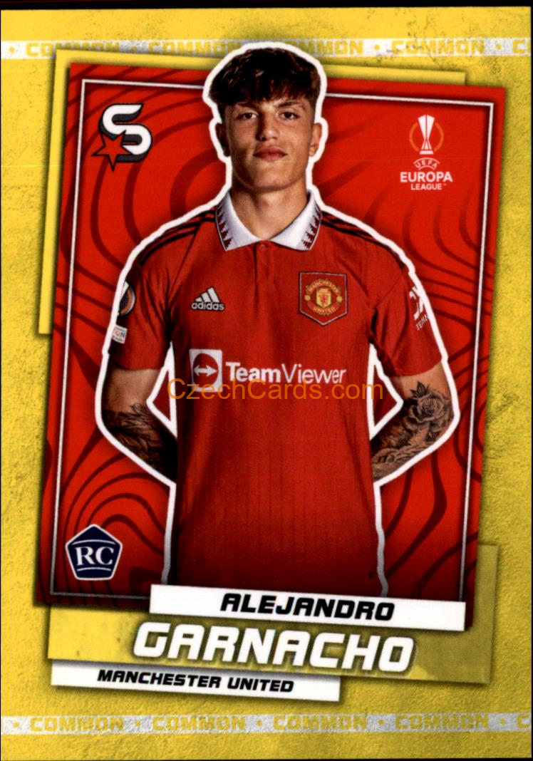 Alejandro Garnacho 2022/23 Topps Superstars #172 common RC