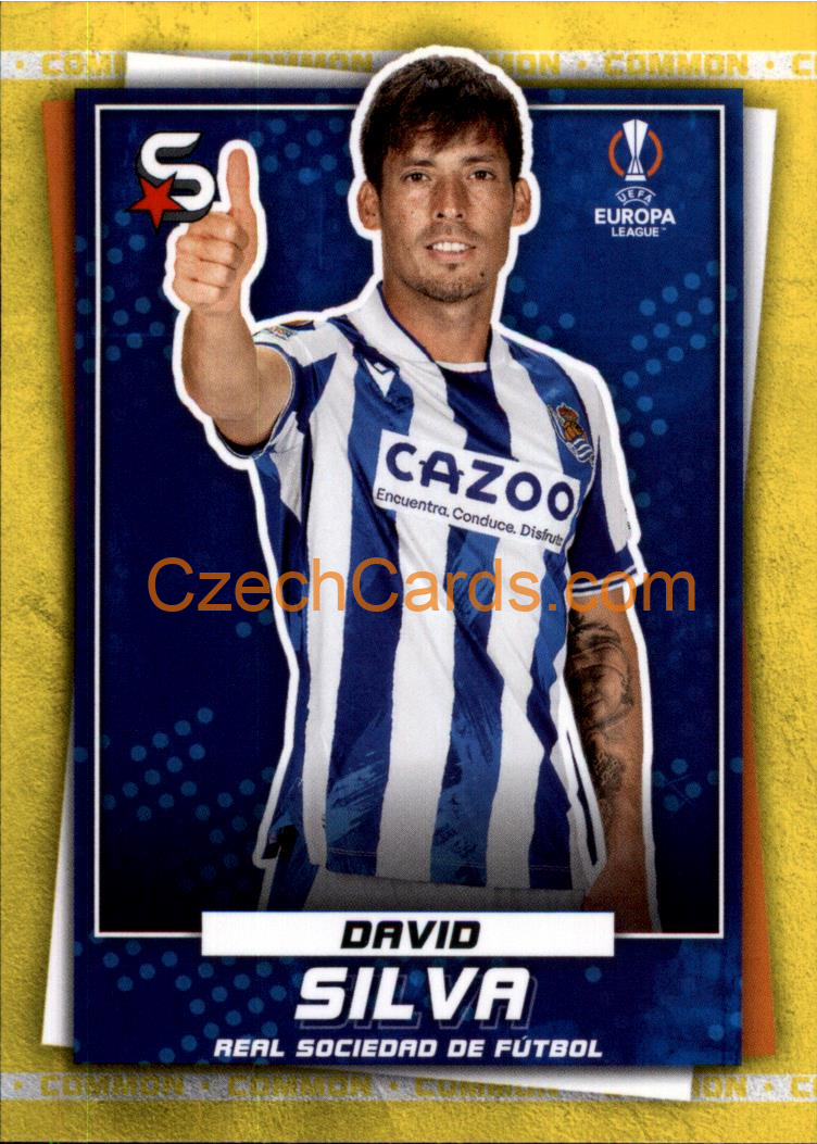 David Silva 2022/23 Topps Superstars #176 common