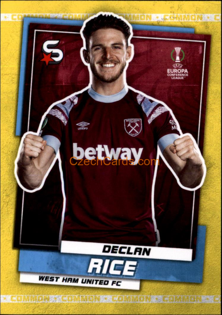 Declan Rice 2022/23 Topps Superstars #184 common