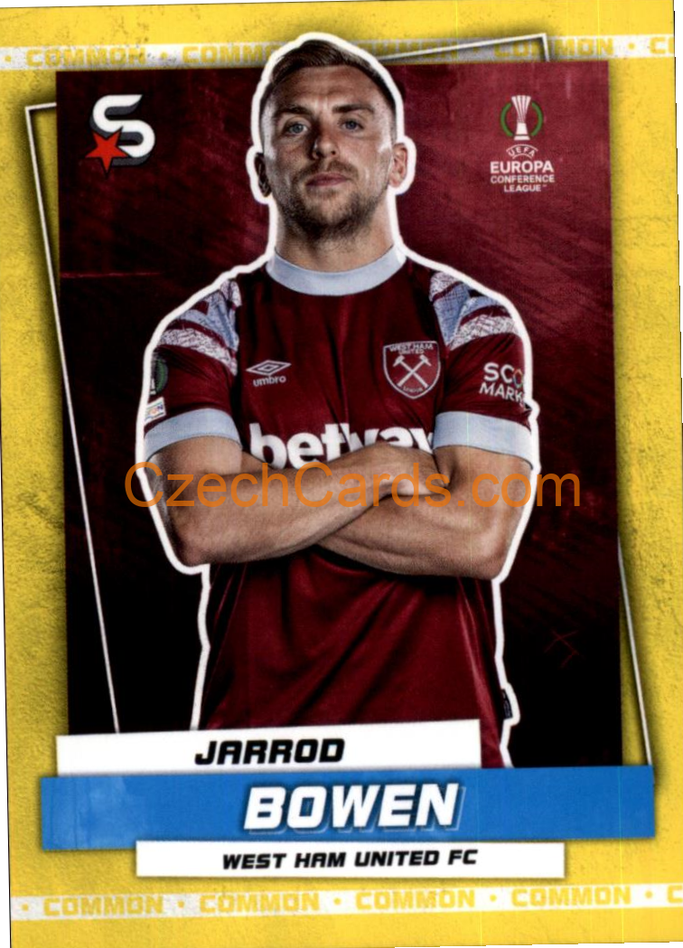 Jarrod Bowen 2022/23 Topps Superstars #186 common