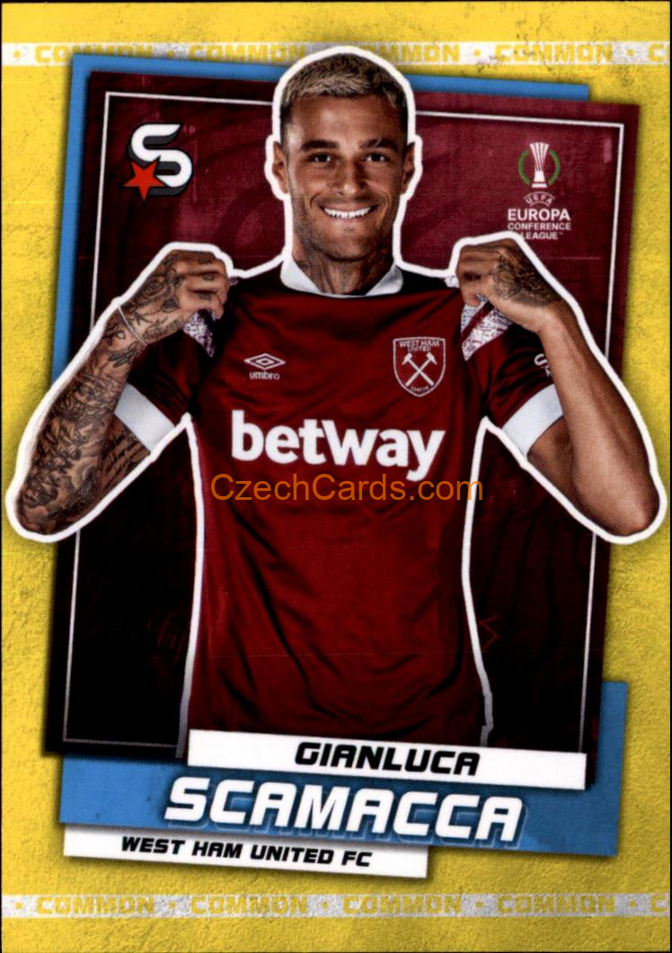 Gianluca Scamacca 2022/23 Topps Superstars #187 common
