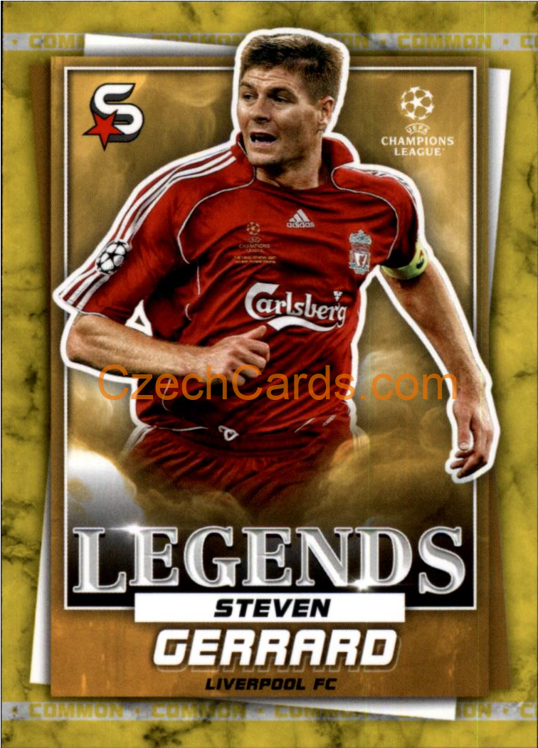 Steven Gerrard 2022/23 Topps Superstars #191 common