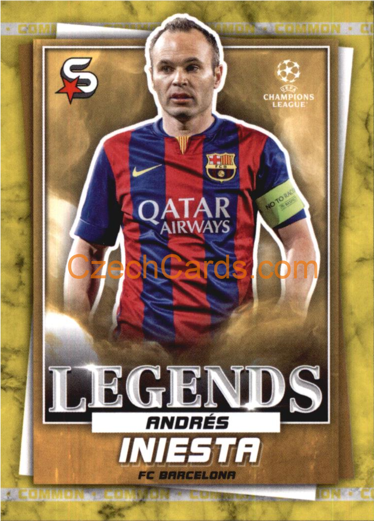 Andrés Iniesta 2022/23 Topps Superstars #195 common