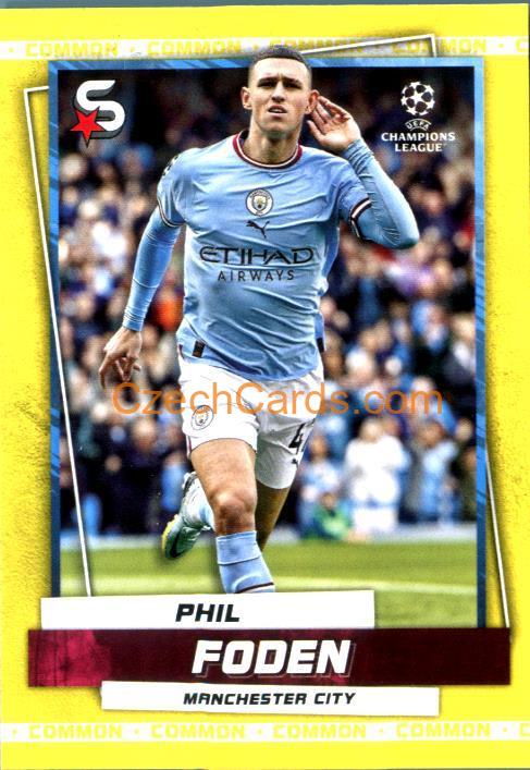 Phil Foden 2022/23 Topps Superstars #5 variations