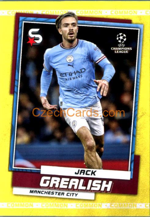Jack Grealish 2022/23 Topps Superstars #6 variations