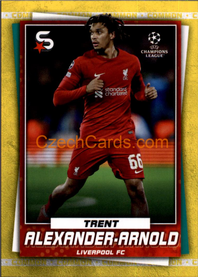 Trent Alexander-Arnold 2022/23 Topps Superstars #13 variations