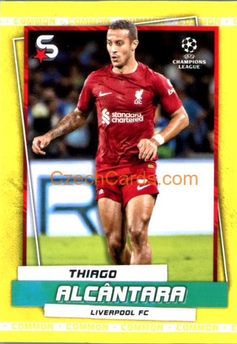 Thiago Alcântara 2022/23 Topps Superstars #14 variations