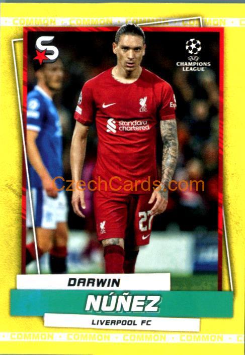 Darwin Núñez 2022/23 Topps Superstars #20 variations