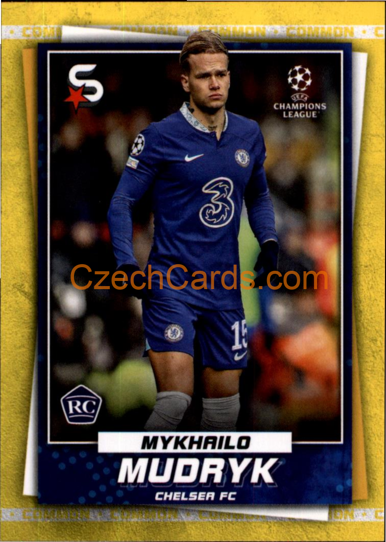 Mykhailo Mudryk 2022/23 Topps Superstars #23 RC variations